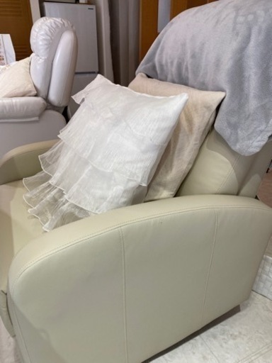 リクライニングソファベージュ