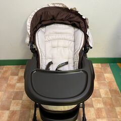 ※電源コード欠品 電動 ベビーラック コンビ CWL ネムリラATプレミアム ecoact オートスイング ハイローチェア combi ゆりかご おやすみドーム の画像