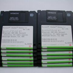 **600Windows 3.1 セットアップFD　１２枚