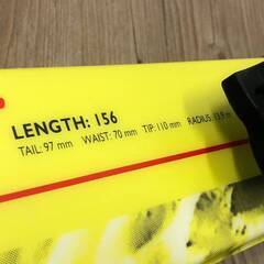 使用少 山スキー板 156cm フォルクル ハスキー ジルブレッタPure テレマーク ビンディング DIAMIR EAGLE ディアミール イーグル Salomon/サロモン カバー の画像