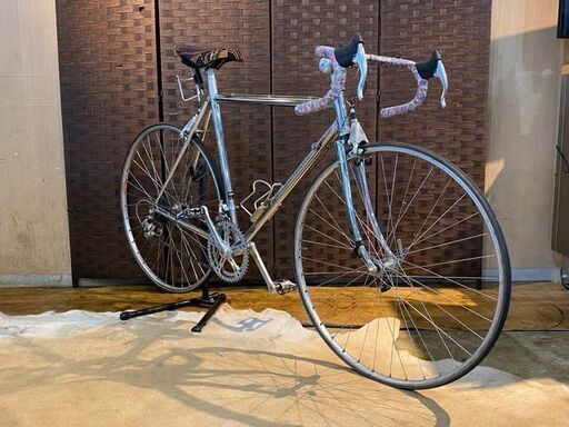 □NISHIKI ROAD STAR ニシキ ロードスター 14速 ニッケルメッキ カンパ デルタブレーキ クロモリ ビンテージ ロードバイ…  (ジパングモータース) 東区役所前のロードバイクの中古あげます・譲ります｜ジモティーで不用品の処分