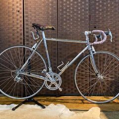 □NISHIKI ROAD STAR ニシキ ロードスター 14速 ニッケルメッキ カンパ デルタブレーキ クロモリ ビンテージ ロードバイ…  (ジパングモータース) 東区役所前のロードバイクの中古あげます・譲ります｜ジモティーで不用品の処分