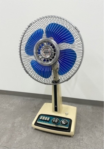 IPK146 昭和レトロ レトロポップ 扇風機 アンティーク 東芝 TOSHIBA H-30D13 強弱3段階 タイマー付き USED 中古 動作確認済