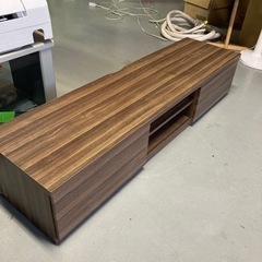 ⭐️テレビボード　収納棚　美品　ブラウン　大型テレビおけます　A-396の画像