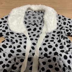 中古90cm ドット柄ワンピースの画像