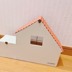 ナチュラル雑貨　新品 azi-azi お家型の飾りの画像