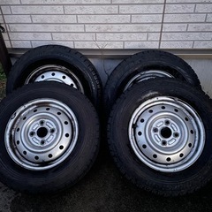 値下げしました！155/80R13 ホイール付