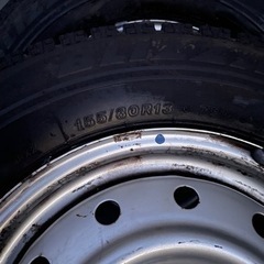 値下げしました！155/80R13 ホイール付