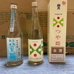 日本酒２本セット　つや姫　八重桜格720m L急募本日価格の画像
