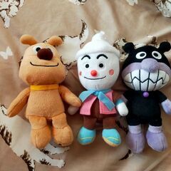 アンパンマン　ぬいぐるみ　3点セット