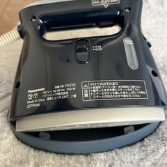 Panasonicスチームアイロンni-fs550、電気ケトルの画像