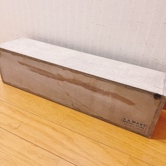 ナチュラル雑貨　新品　azi-azi ナンバーは４ボックスシェルフ の画像