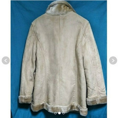 ★複数割★美品★ムートン調コート（M、ベージュ系）の画像