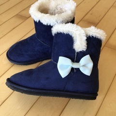 anyFAM  ブーツ　紺色の画像