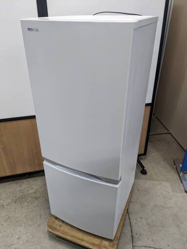 中古 TOSHIBA 東芝 2ドア冷蔵庫 GR-R15BS（W） 2020年製 松戸店舗