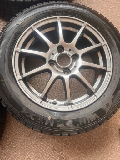 175/65R15 84Qダンロップスタッドレスタイヤホイール4本