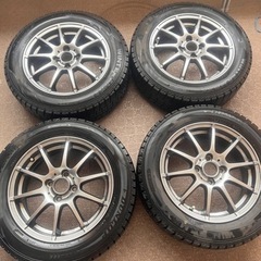 175/65R15 84Qダンロップスタッドレスタイヤホイール4本の画像