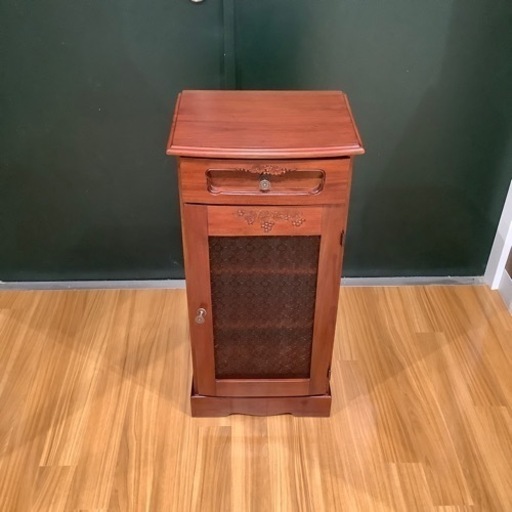 【トレファク神戸南店】old maison カップボード一枚扉　引き出し付きブラウン現行品【取りに来られる方限定】