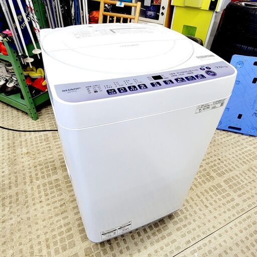 1/9シャープ/SHARP 洗濯機 ES-T715-W 2023年製 7キロ