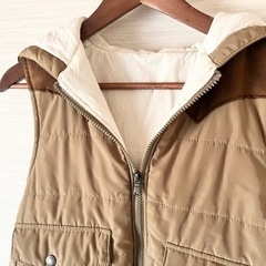 URBAN NOW アーバンナウ フード付き中綿ダウンベスト ★Mサイズ★の画像