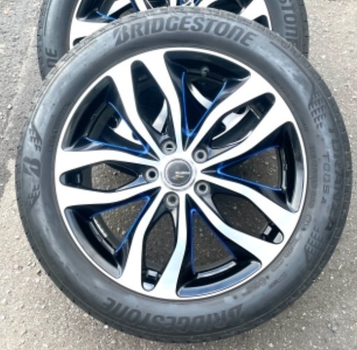 BS ホイール 4本 セット 215/55R18【美品】