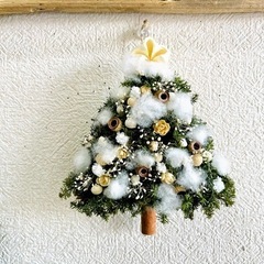 完売しました　毎年飾れる壁掛けクリスマスツリーの画像