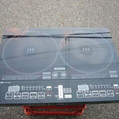 ★YAMAZEN   ２口 IHクッキングヒーター    YEH-1456    ２０19年製      美品の画像