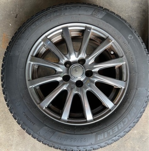 【30kmまで無料配送】195/65R15  スタッドレスタイヤ　ミシュラン　X-ICE3＋