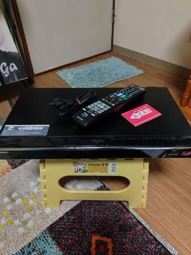 購入者様決まりました　SHARPAQUASブルーレイレコーダー　BD-HDW80　2011年製