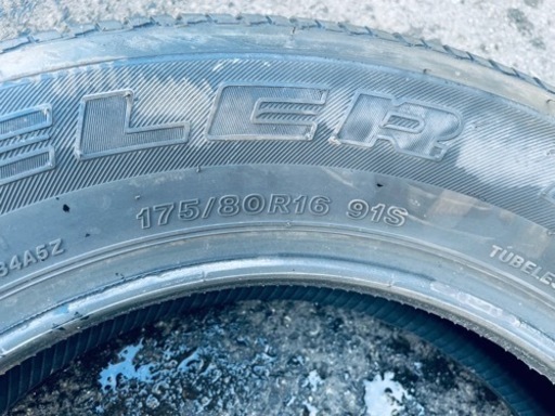 ブリヂストン　デューラー175/60R16 2022年製　バリ目！！