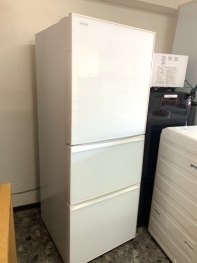 北九州市内配送無料　保証付き　東芝 TOSHIBA GR-K33SXVL(ZW) [VEGETA（ベジータ） 冷凍冷蔵庫 （330L・