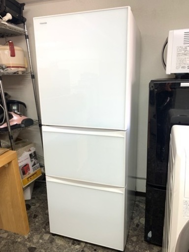 北九州市内配送無料　保証付き　東芝 TOSHIBA GR-K33SXVL(ZW) [VEGETA（ベジータ） 冷凍冷蔵庫 （330L・