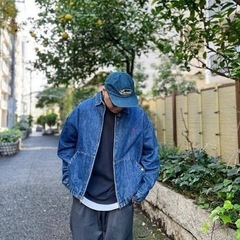 希少USA製 90s POLO ポロ デニム スウィングトップ デニムジャケット