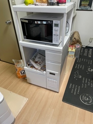 レンジ台　レンジ置き　棚　ラック