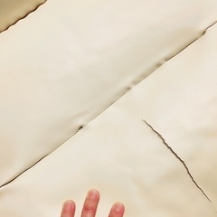 座椅子※カバー剥がれています！リメイクできる方🎵の画像