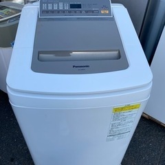 福岡市内配送設置無料　パナソニック Panasonic NA-FD80H5-N [縦型洗濯乾燥機 8.0kg ヒーターセンサー方式・水冷除湿タイプ 泡洗浄 シャンパン]