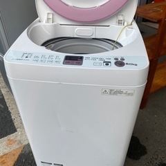 福岡市内配送設置無料 シャープ SHARP ES-GE60N-P [全自動洗濯機(6.0