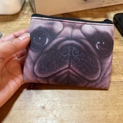 パグ 顔面ミニポーチ  中古品 美品 の画像