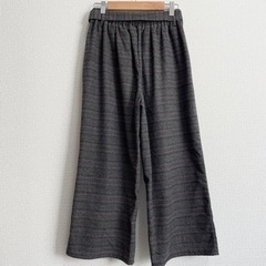 Donna Pierce ワイド　テーパード　クロップドパンツ　チェック柄の画像