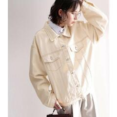 新品タグ付き！ゆるデニムジャケットの画像