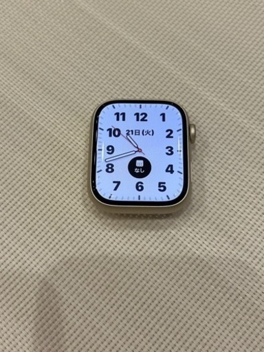 【極美品】Apple Watch 9 セルラー　45mm スターライト　アルミ