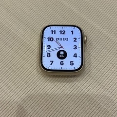 【極美品】Apple Watch 9 セルラー　45mm スターライト　アルミ