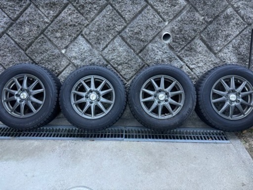 205/65r15 スタッドレス　4本　ホイール・タイヤ共に2シーズン使用　ブリザック　ヴォクシー　ステップワゴン　セレナ