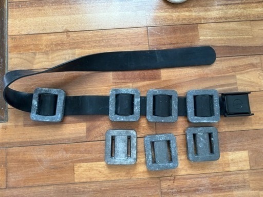 ダイビングウエイトベルトセット 約7.0kg 錘7個