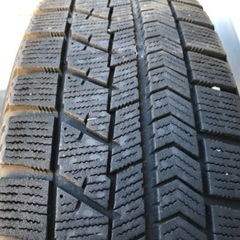 値下No.72スタッドレス155/65/R14 4H PCD100 アルミ付4本セット