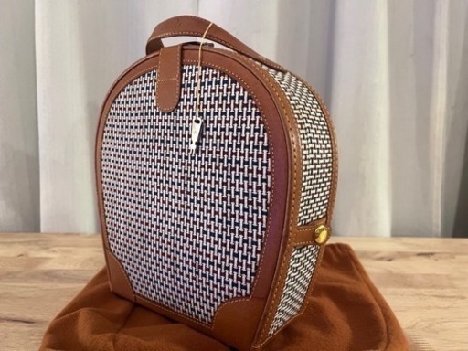 BRUNO CONTI ドクターズ バニティバッグ ヌメ革 トリコロール SET