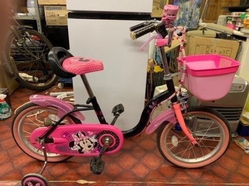 ミニーマウス　ラブデコピンク16インチ子供用