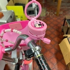 ミニーマウス　ラブデコピンク16インチ子供用の画像