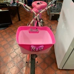ミニーマウス　ラブデコピンク16インチ子供用の画像