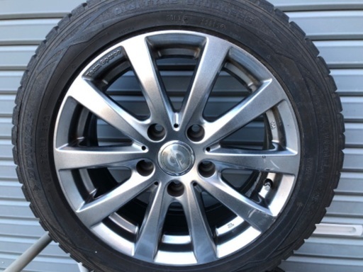 値下No.77スタッドレス195/55/16 5H PCD114.3 アルミ付4本セット